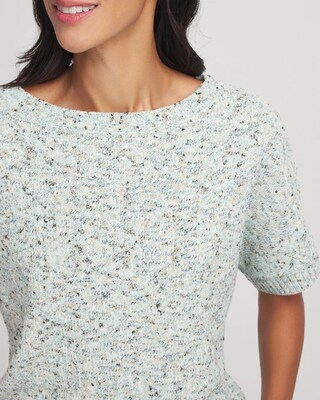 Textured Dolman Pullover Sweater click to view larger image.