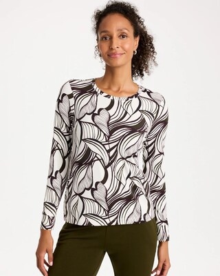 Zenergy® Soft Brushed Printed Top