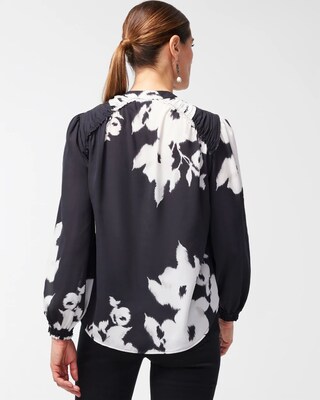 Floral Pintuck Shirt