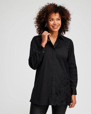 Poplin Lace Tunic
