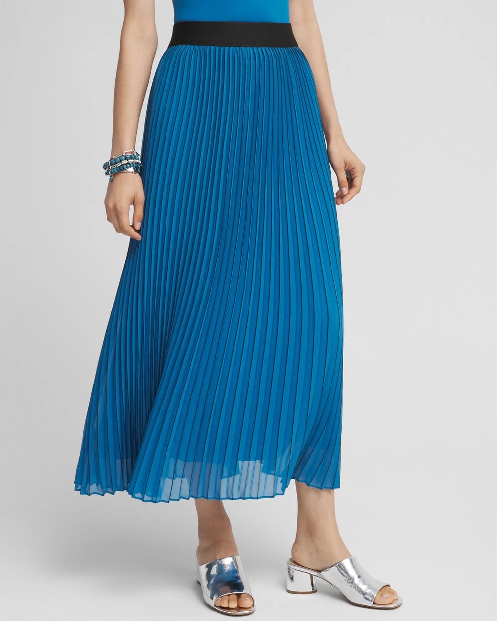 Sunburst Pleated Skirt