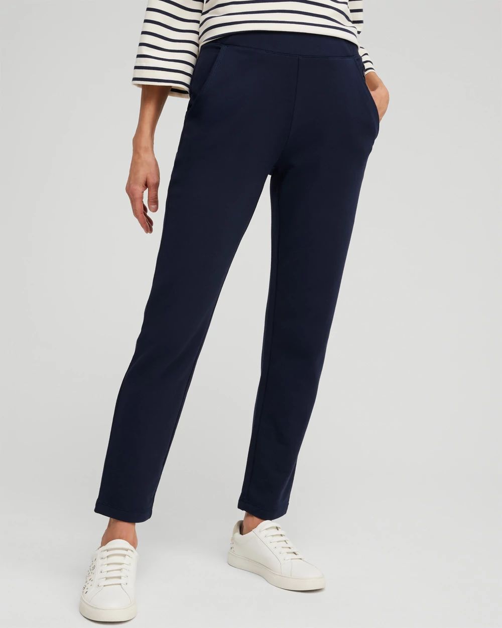 Zenergy® French Terry Ankle Pants