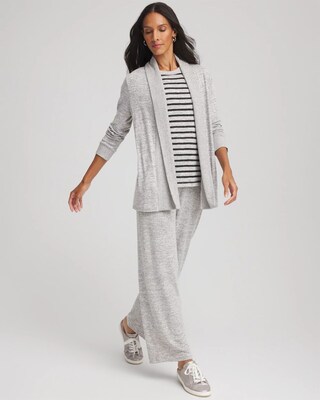 Zenergy® Rib-Trim Long Cardigan click to view larger image.