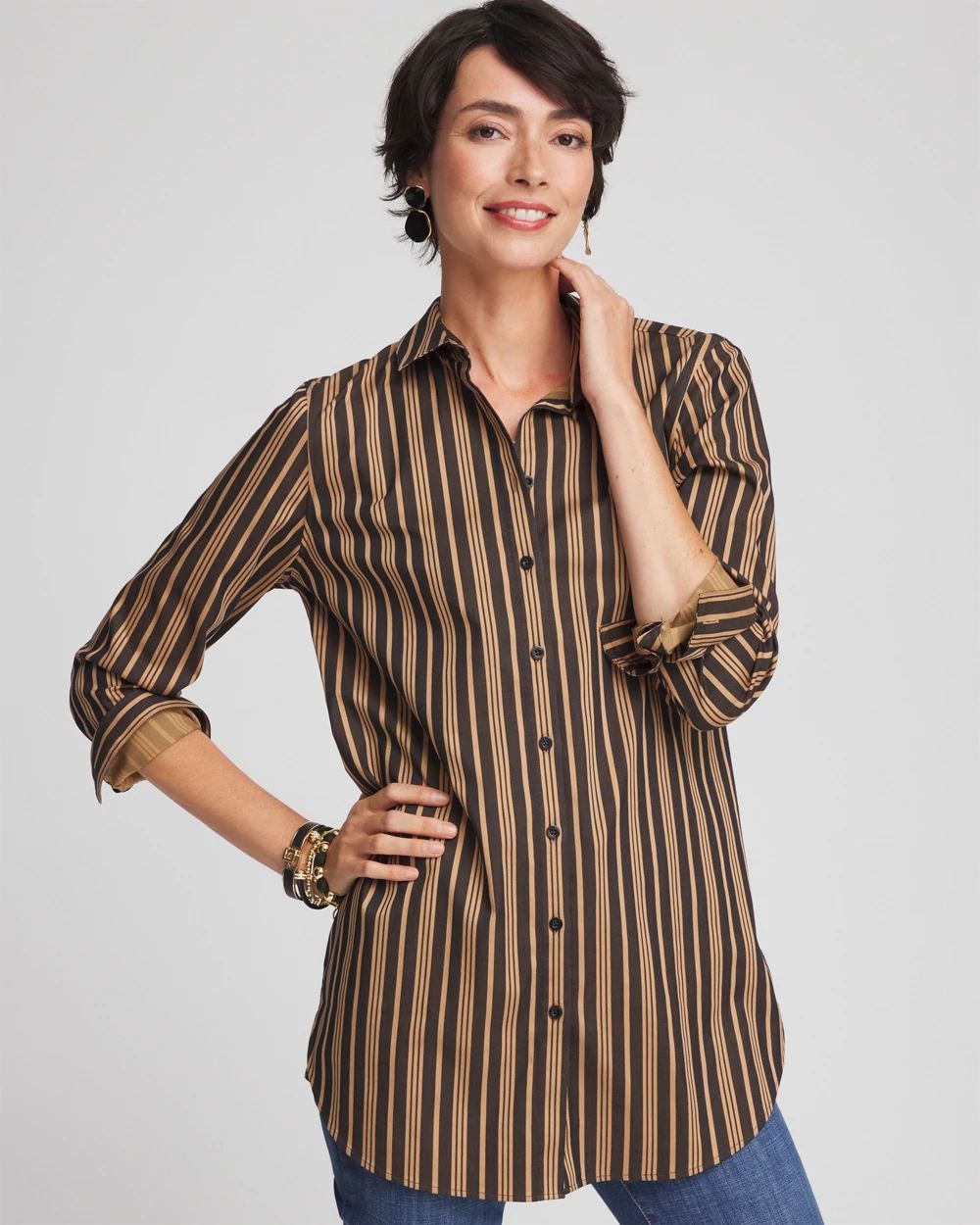 No Iron™ Stripe Tunic
