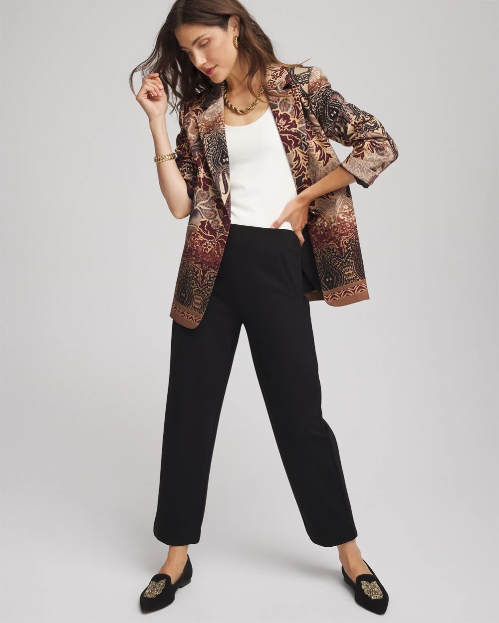 Juliet Relaxed Tapered Ankle Pants