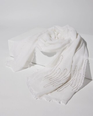 Beaded Oblong Scarf