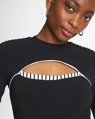 Gottex Coco Long Sleeve One Piece click to view larger image.