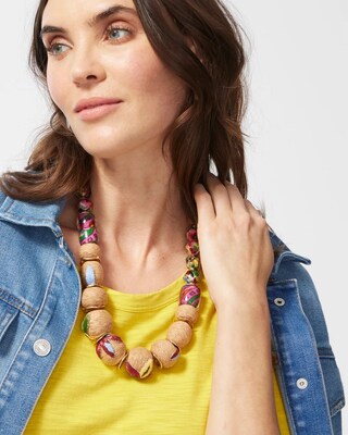 Floral Single Strand Necklace