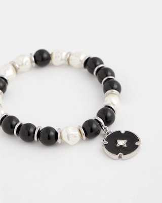 Beaded Stretch Charm Bracelet click to view larger image.