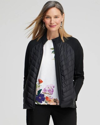 Zenergy® Puffer Knit Mix Jacket