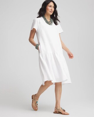 Popover Cotton Gauze Dress click to view larger image.