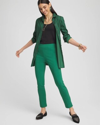 Brigitte Rivet Slit Ankle Pants click to view larger image.