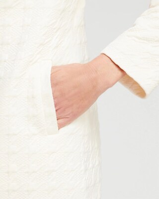 Ponte Knit Jacquard Topper