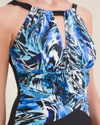 Penbrooke Blue Motion 1-Piece Swimsuit