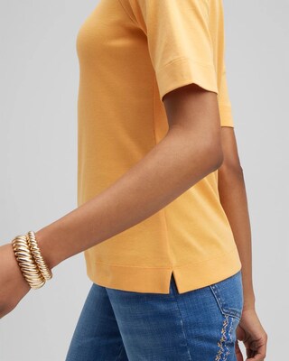 Everyday Elbow Sleeve Tee click to view larger image.