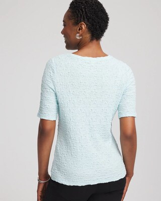Textured Short-Sleeve Tee click to view larger image.