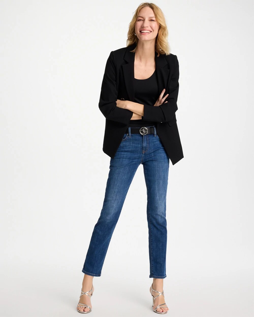 Girlfriend Slim Full-Length Jeans