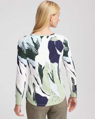 Sea-Print Touch of Cool™ Layering Tee click to view larger image.