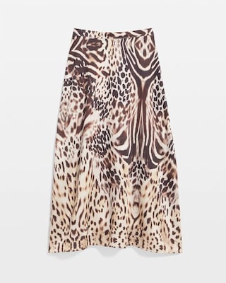 Bengal Marks Faux Satin Skirt click to view larger image.