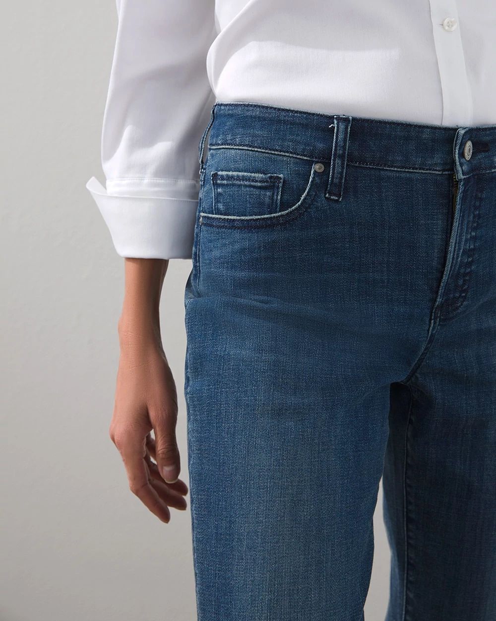 Girlfriend High Cuff Crops