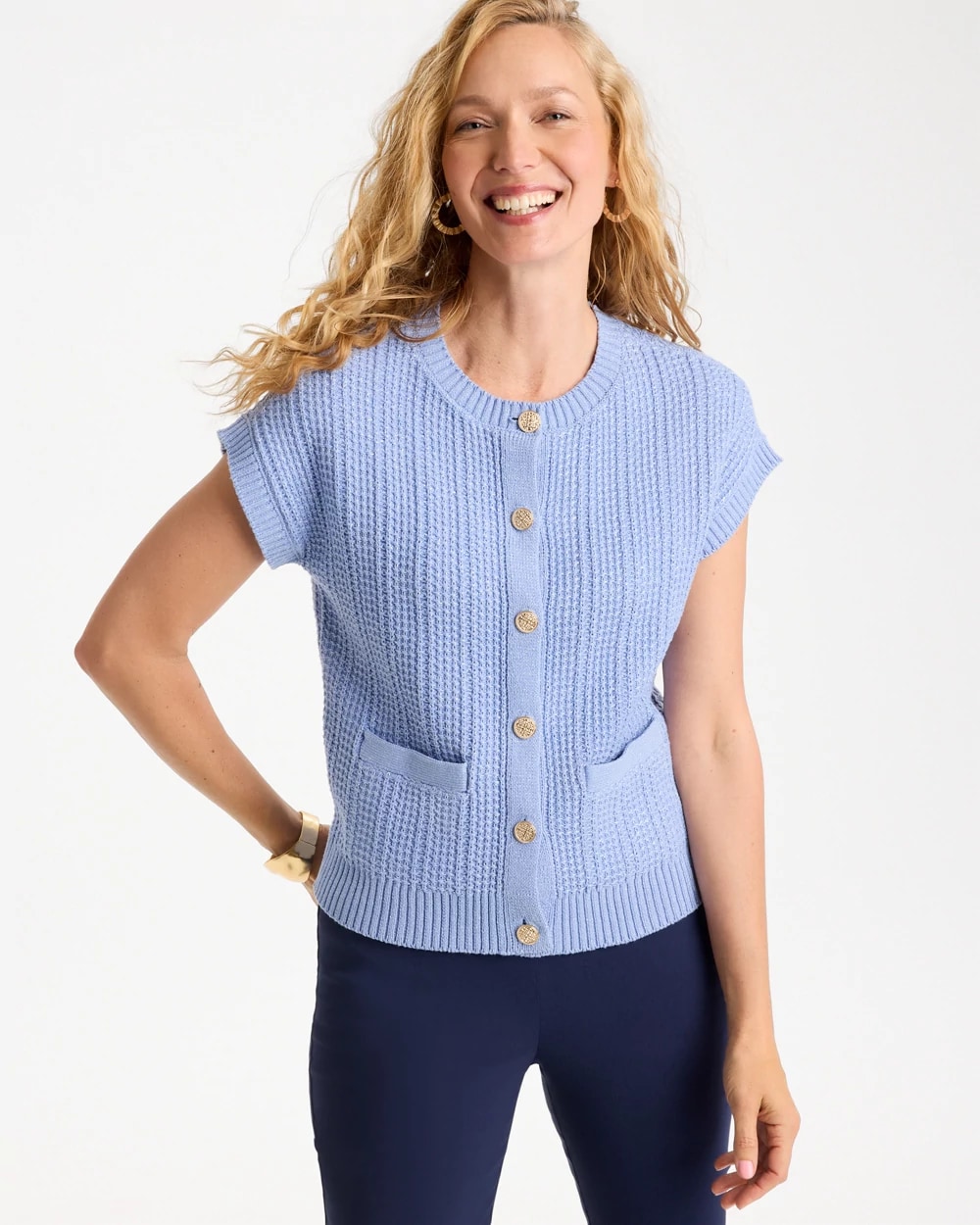 Button-Up Sweater Vest, photo 1 of 4