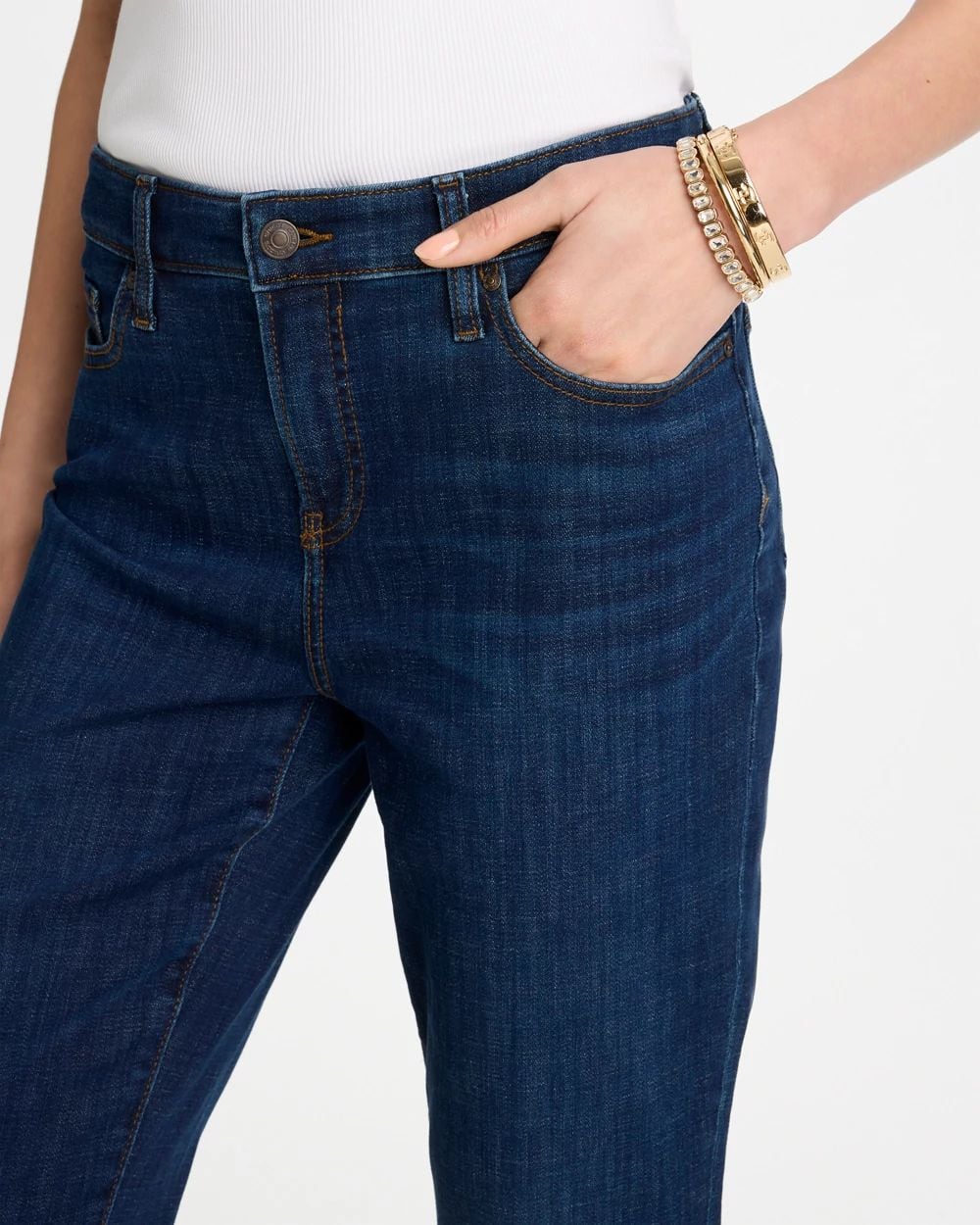 Girlfriend Slim Full-Length Jeans