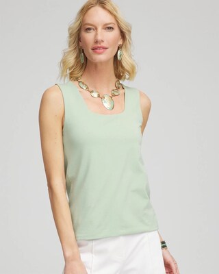 Contour Cotton™ Square Neck Tank