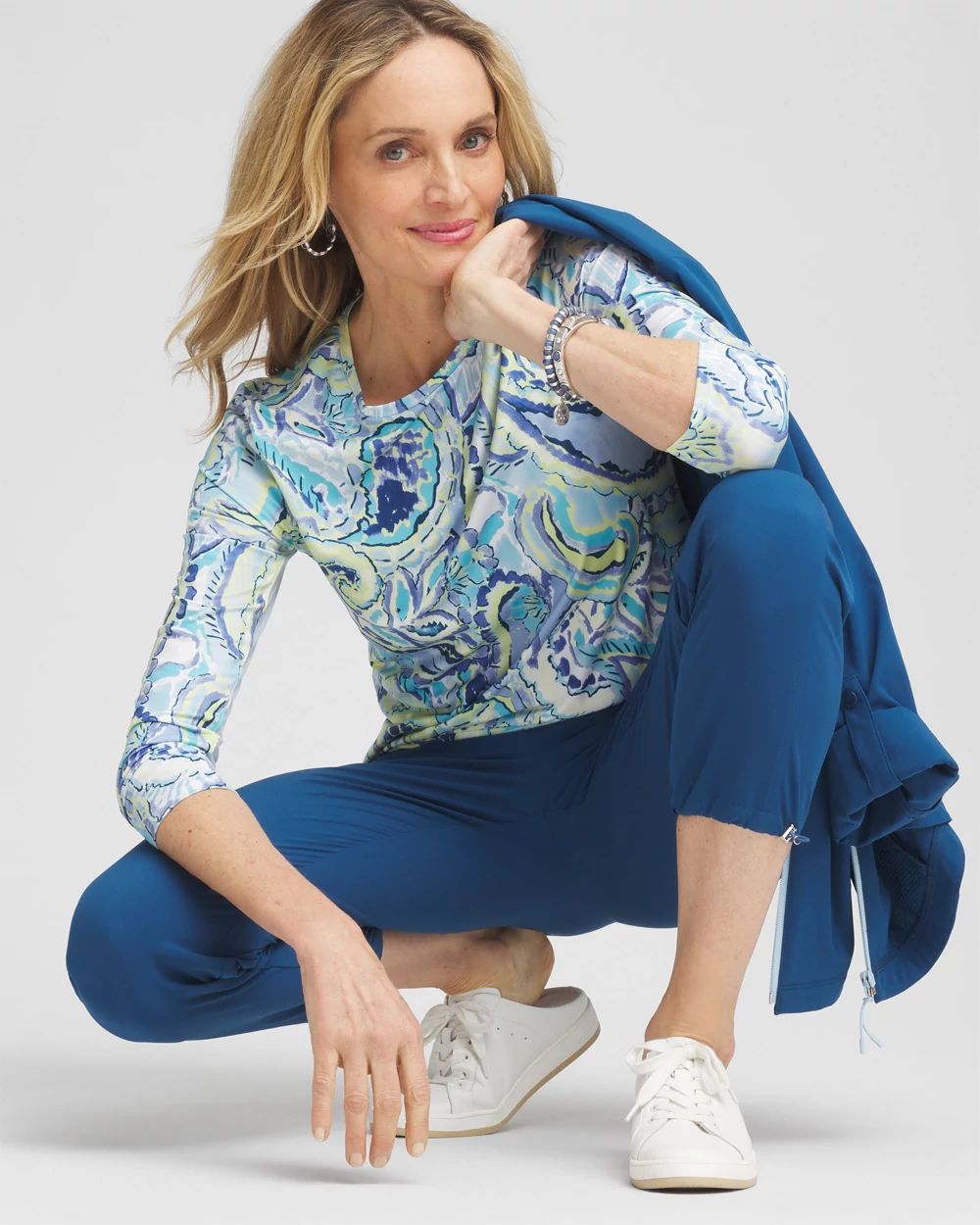 Zenergy® UPF Coastal Long Sleeve Top click to view larger image.