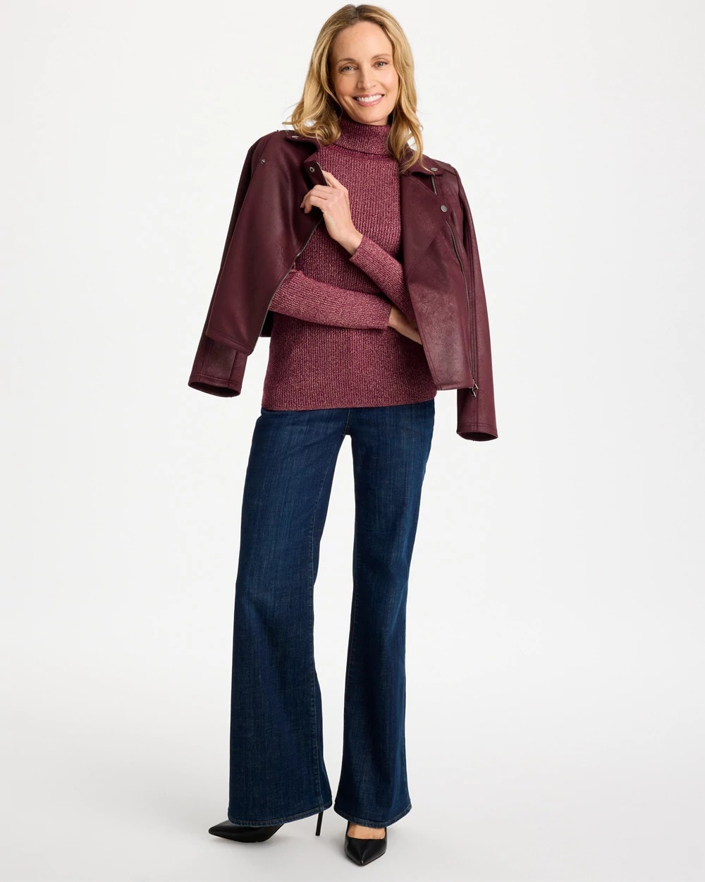 Ella Ribbed Turtleneck Sweater