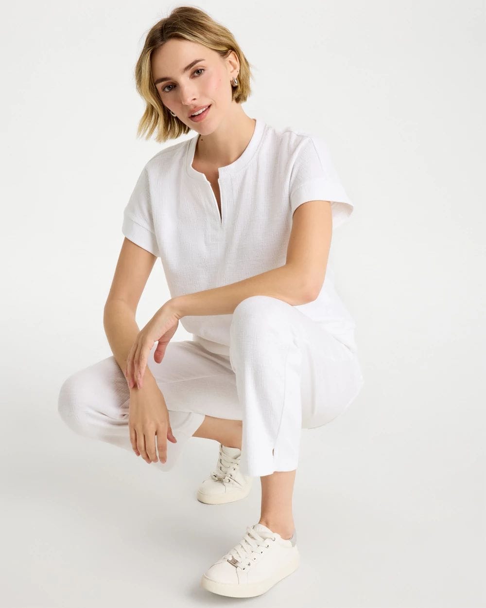 Zenergy® Crosshatch Knit Top