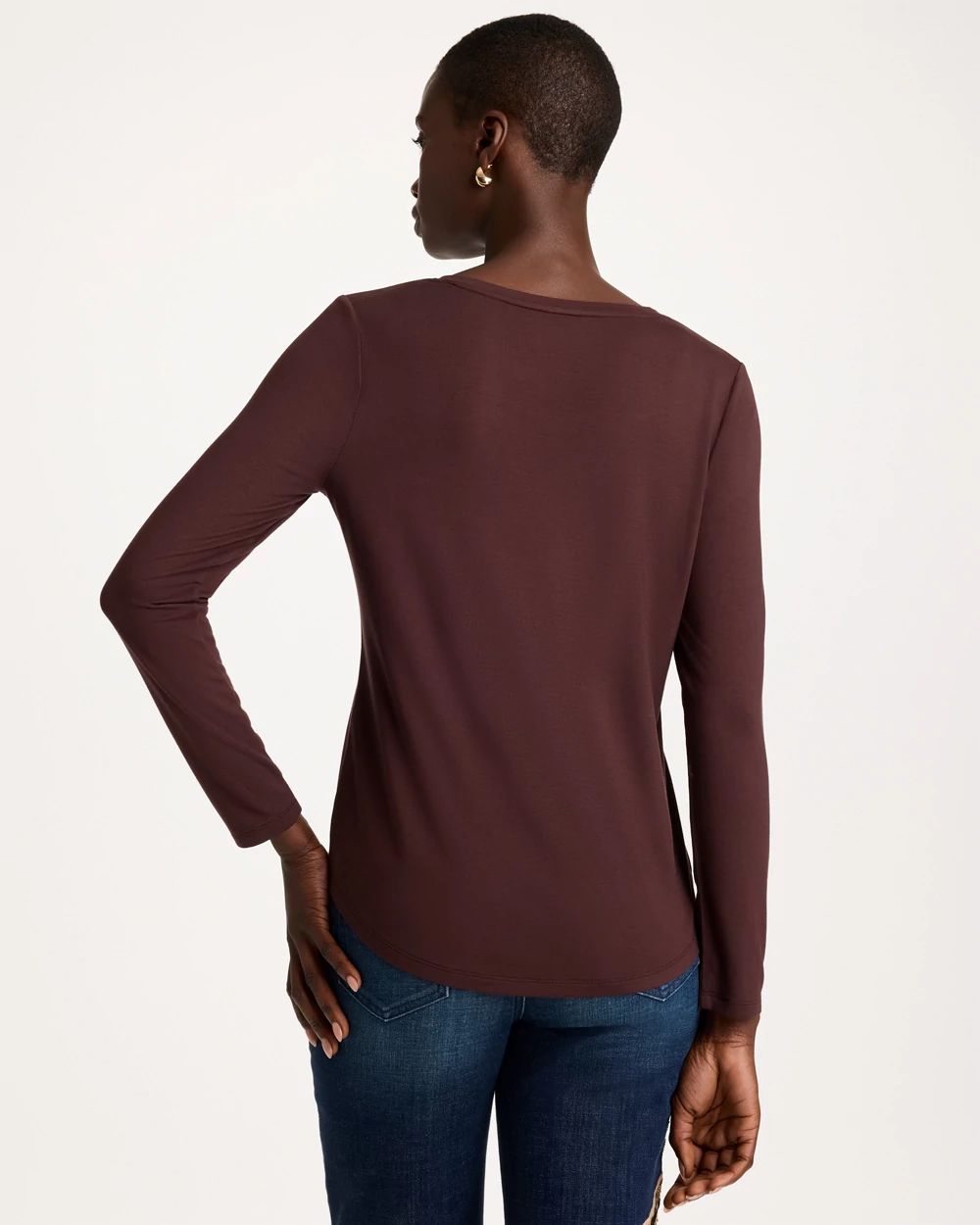 Touch of Cool™ V-Neck Layering Tee click to view larger image.