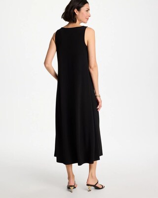 Travelers™ Knit Buckle Maxi Dress click to view larger image.