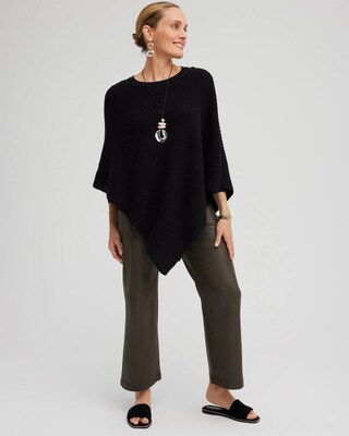 Knit Triangle Poncho