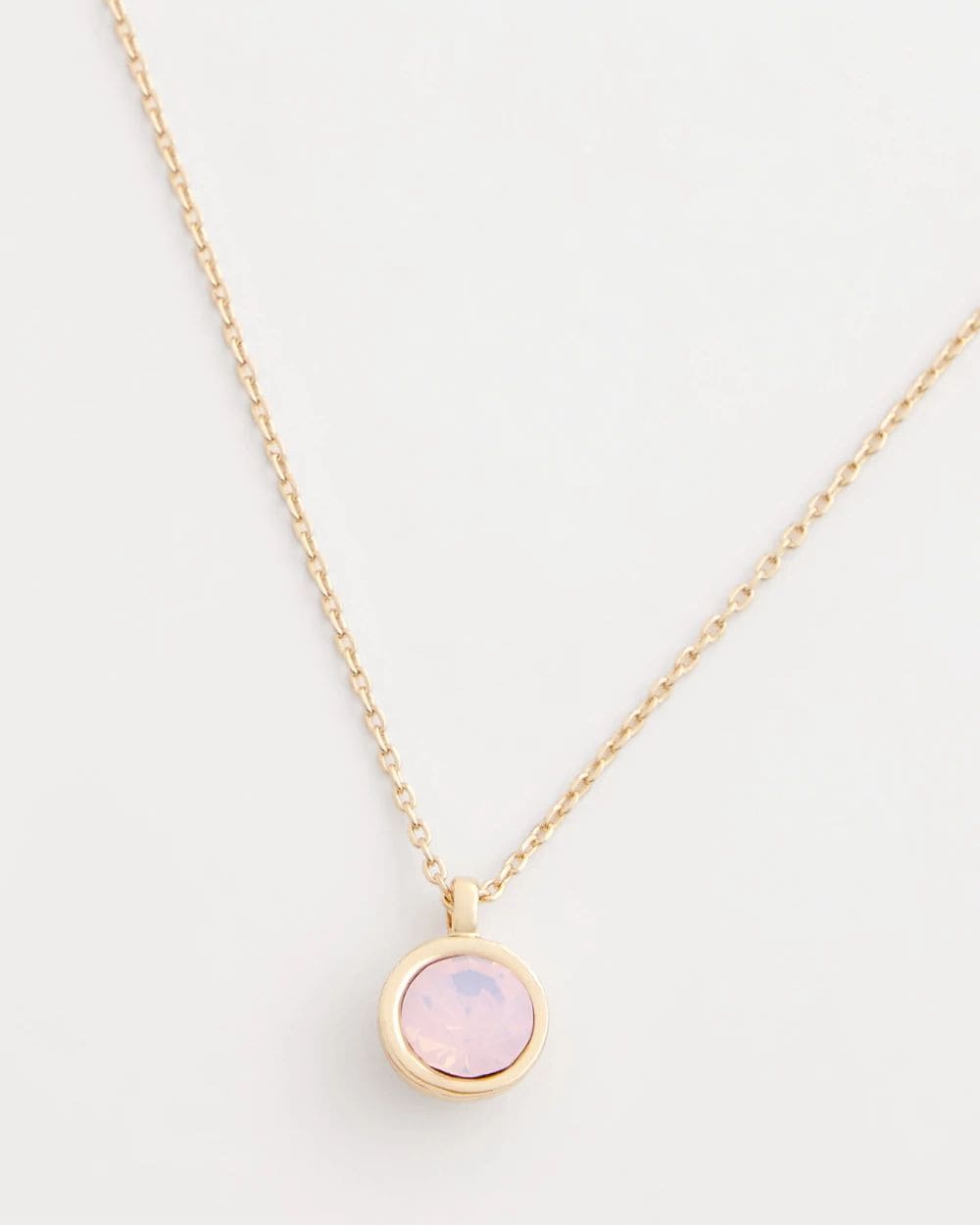 Pink Fine Single Strand Necklace