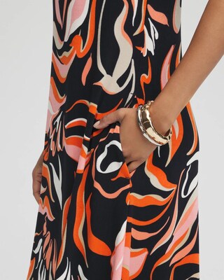 Travelers™ Floral V-Back Maxi Dress