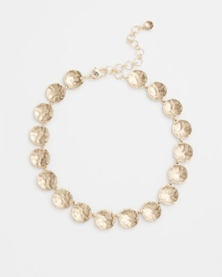 Round Disc Collar Necklace click to view larger image.