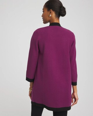 Travelers™ Collection Contrast Button Cardigan click to view larger image.