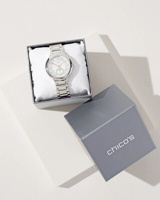 Silver Tone Fashion Watch