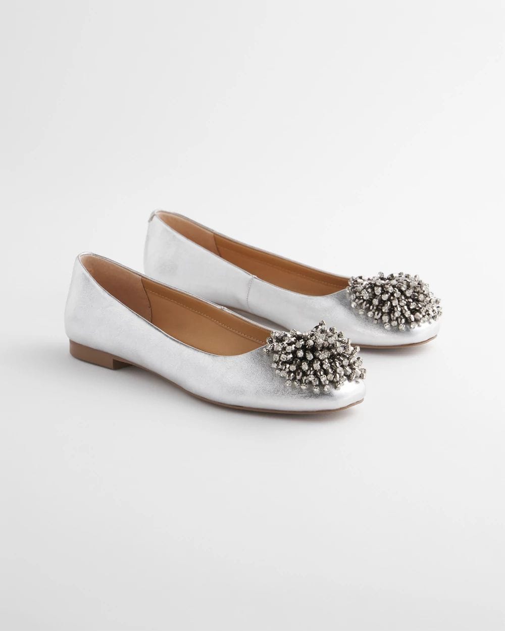Omega Beaded Ballet Flats