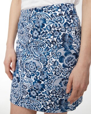 Paisley Pull-On Skort
