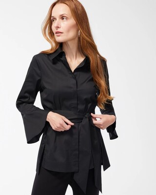 Black Label Poplin Tunic