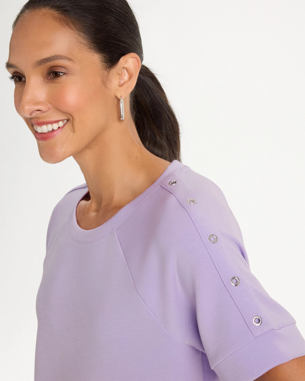 Zenergy® Soft Short-Sleeve Grommet Top