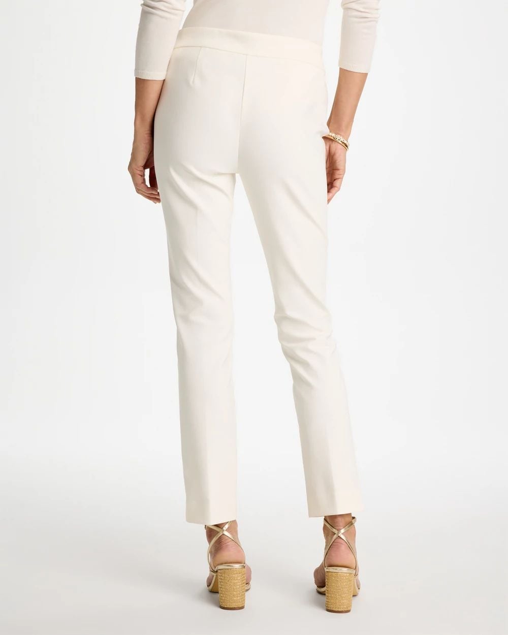 Petite Juliet Bi-Stretch Slim Ankle Pants