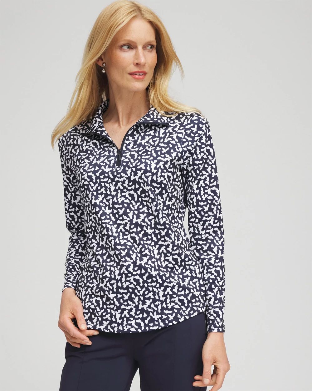 Zenergy® UPF Dots Mesh Inset Top