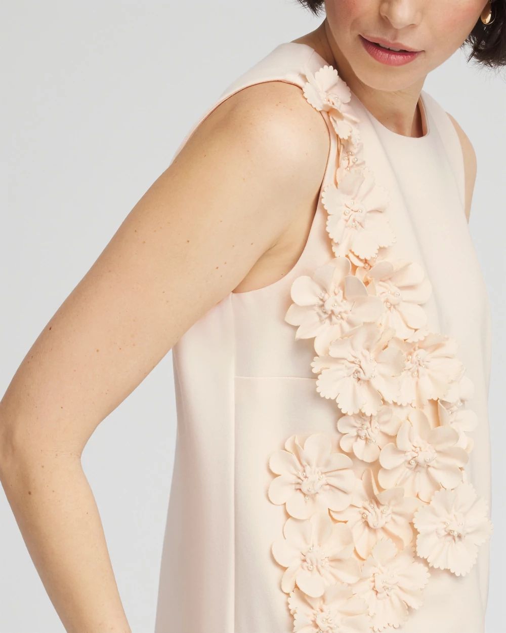 Applique Ponte Knit Dress