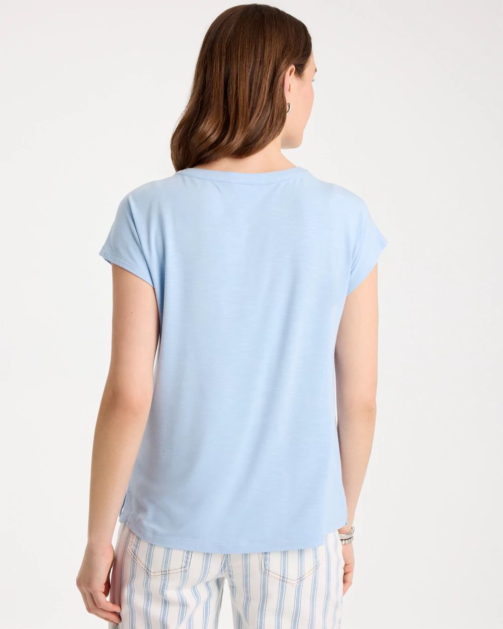 Refined Button Tee click to view larger image.
