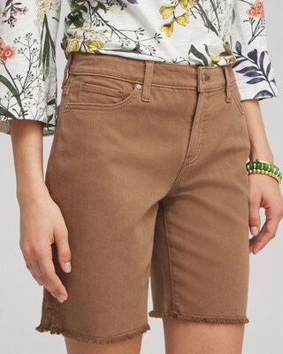 Girlfriend 7" Fray Hem Shorts