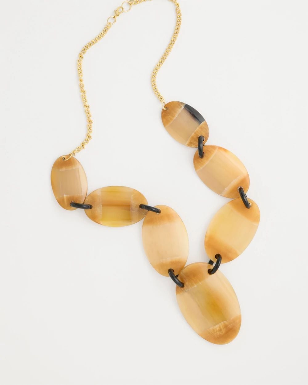 Horn Pendant Charm Necklace click to view larger image.