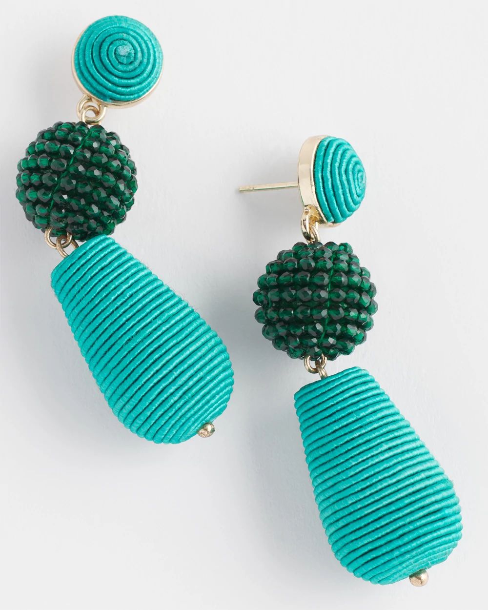 No Droop® Thread Wrapped Earrings click to view larger image.
