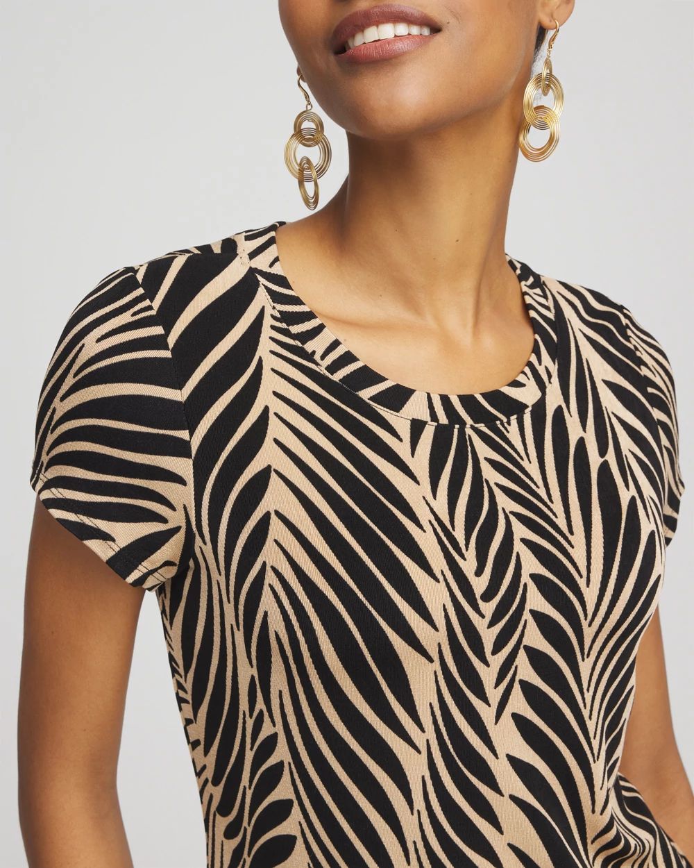 Travelers™ Palm-Frond-Motif Top